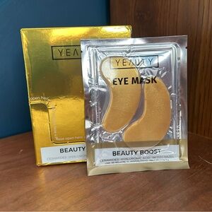 YEAUTY 25 Pack Gold Under Eye Masks with Anti-Aging Serum to Reduce Puffiness